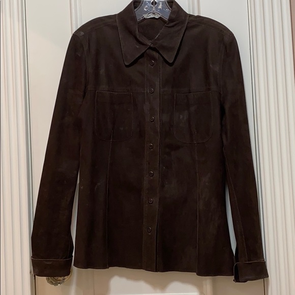Henri Bendel Suede Shirt